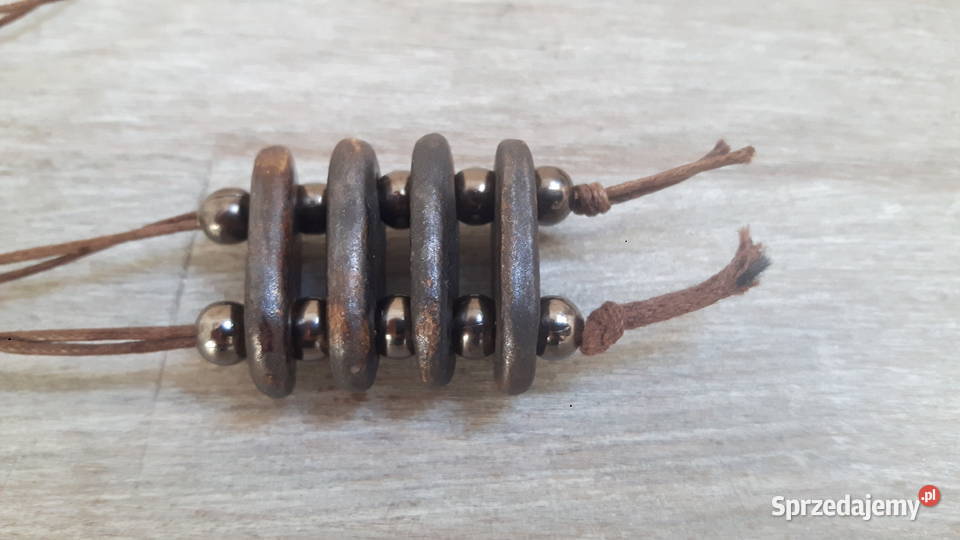 Naszyjnik ceramiczny ręcznie wykonany Antyki, Sztuka, Kolekcje mazowieckie Otwock