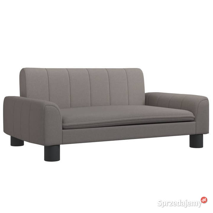 Sofa dzieci kolor taupe 70x45x30 obita tkaniną mazowieckie