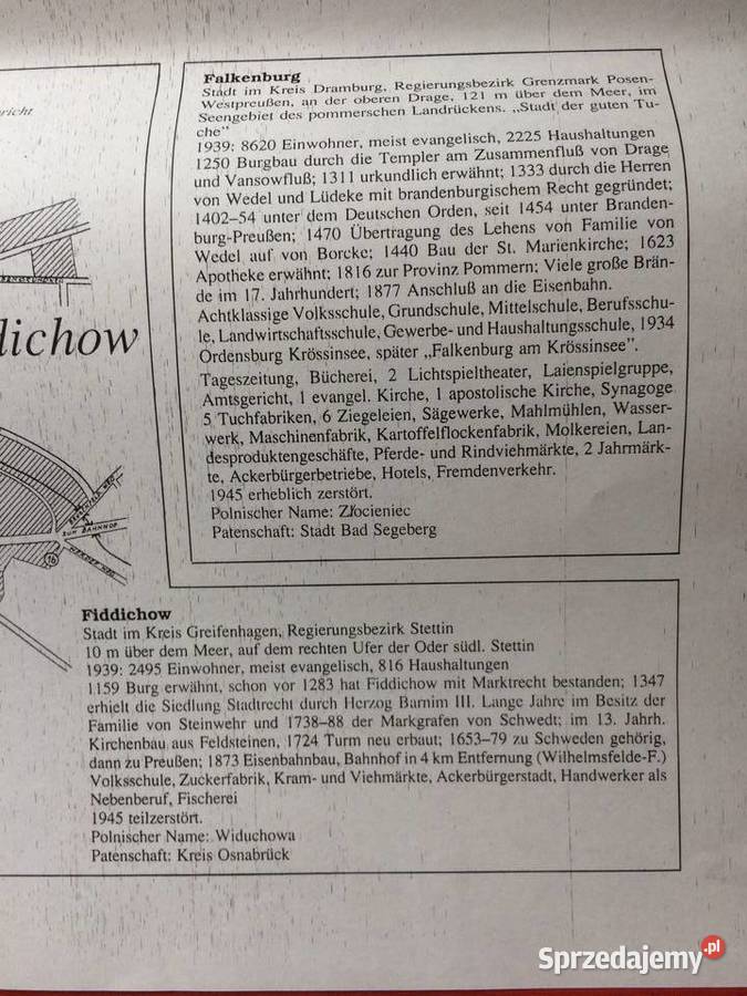 450 Niemiecki Plan Złocieńca I Widuchowej Szczecin