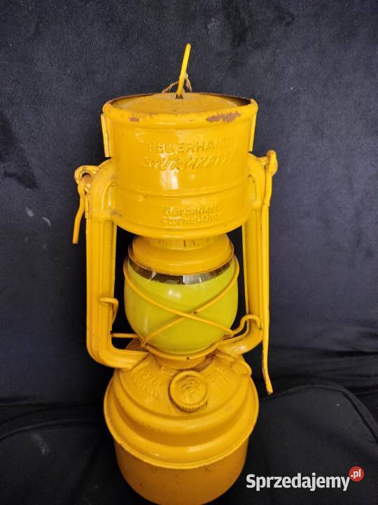 Żółta lampa naftowa Niemcy Pozostałe Choszczno