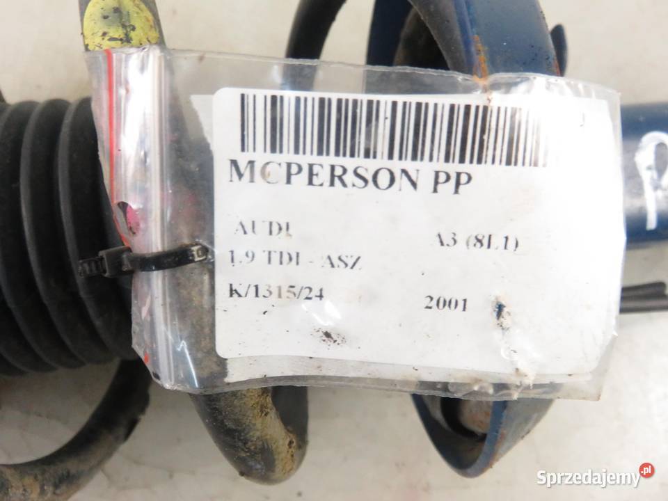 MCPERSON PRAWY PRZEDNI AUDI A3 8L 19 TDI PD osobowe
