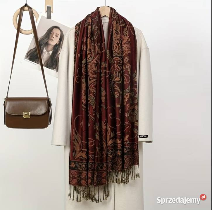 Elegancki Szal w Paisley