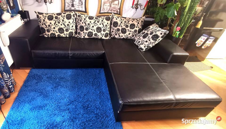 Narożnik z funkcją spania skrzynią Pogórze