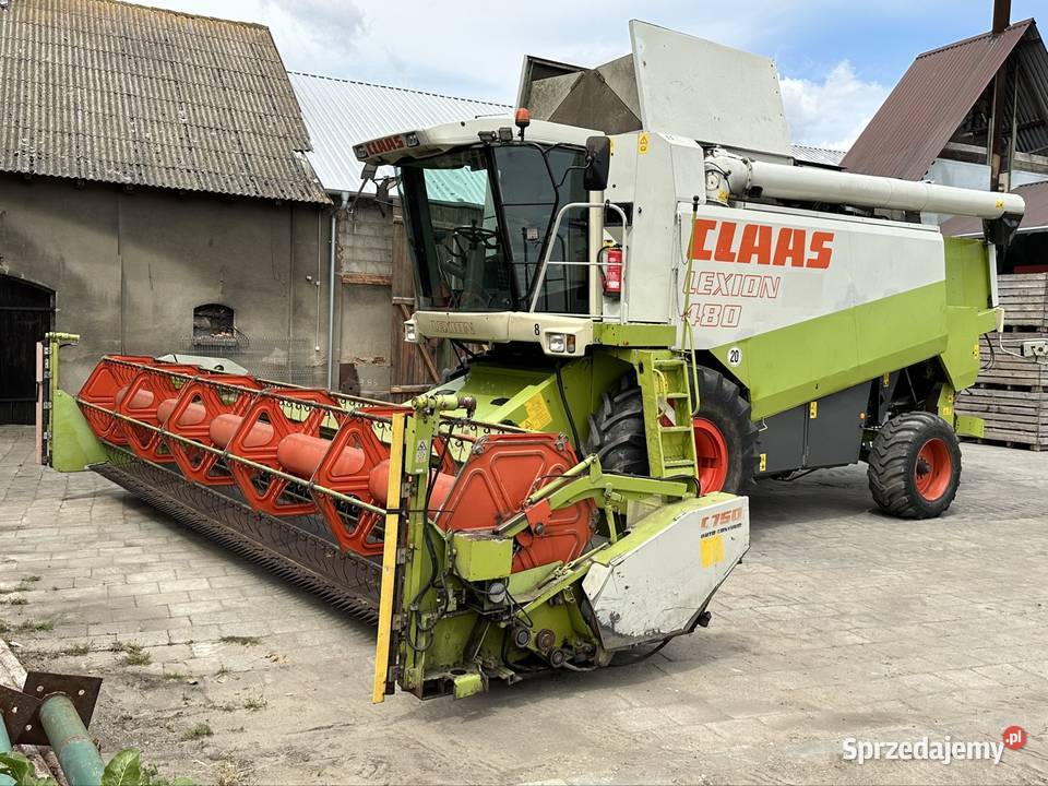 Claas lexion 480 Poziomowanie sit Pleszew sprzedam