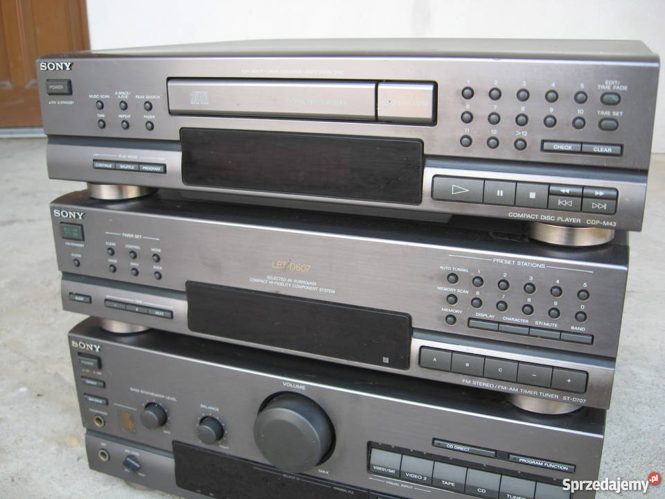 Wieża segmentowa Sony Super Stan 100 Sprawna warmińsko-mazurskie Grodziczno