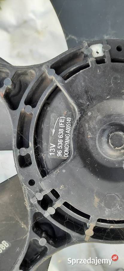 Daewoo kalos wentylator chłodnicy Części samochodowe Siechnice