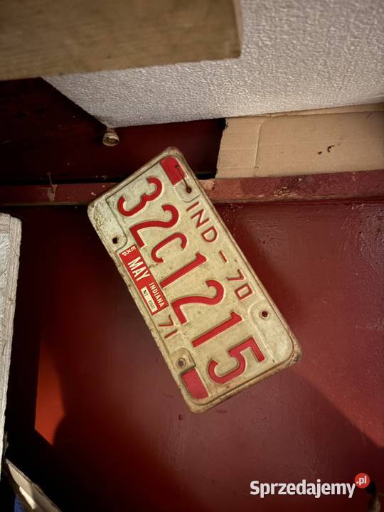 Tablica USA Indiana Poznań