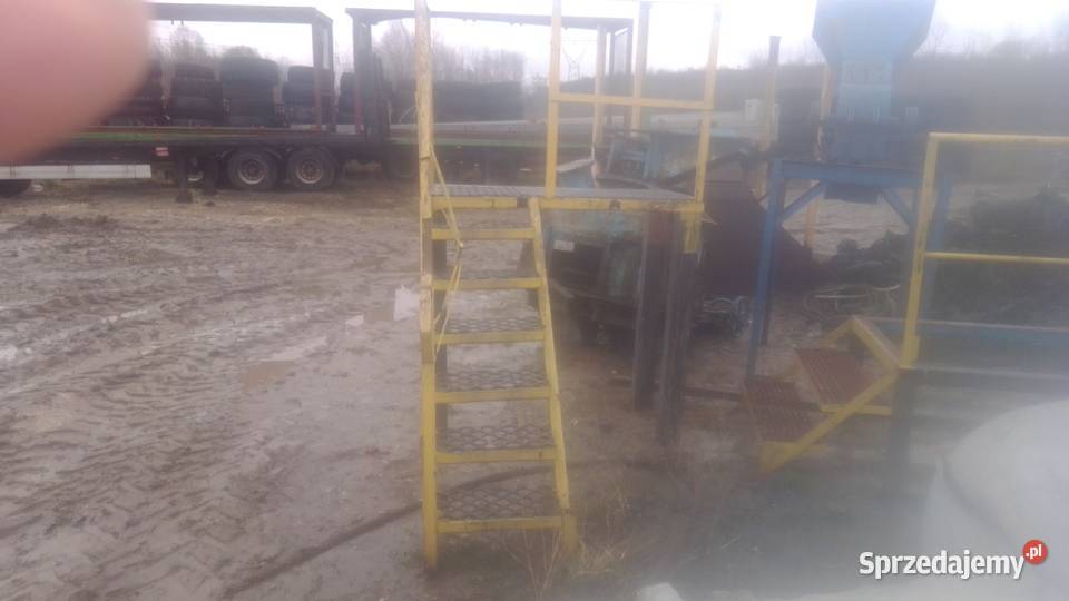 Schody z podestem podest schody stalowe Dąbrowa Górnicza