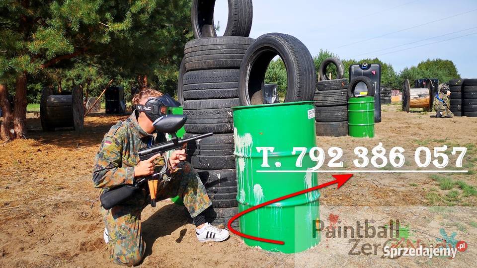 PAINTBALL Trzciel imprezy kawalerski panieński
