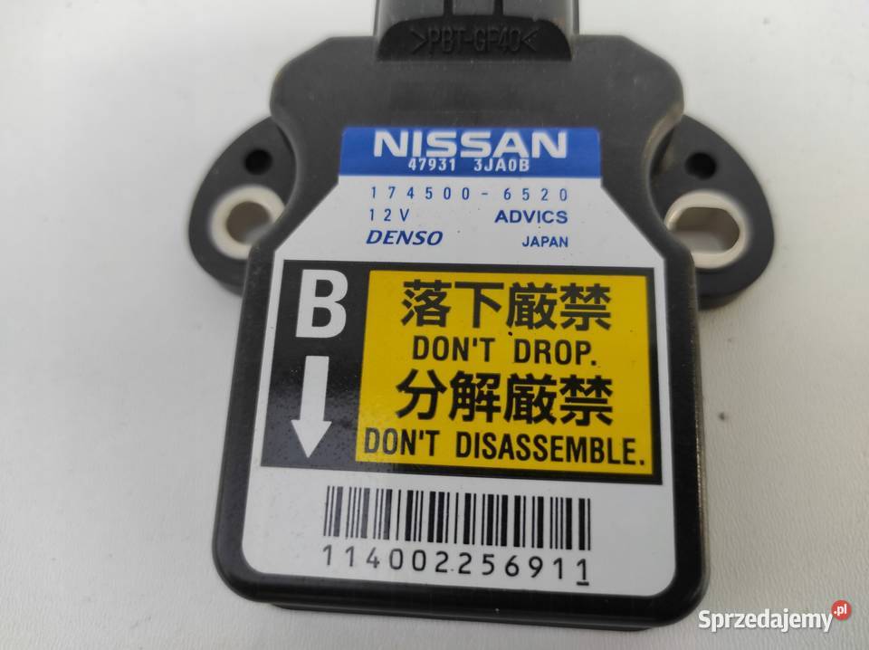 CZUJNIK ABS GSENSOR INFINITI Q70 M35 M37 USA Nowy Tomyśl