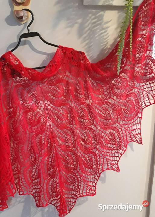 Chusty robione na drutach Zamość sprzedam