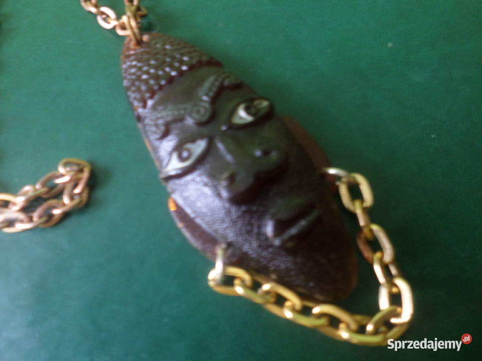 AFRYKAŃKA MASKA ORYGINALNY NASZYJNIK mazowieckie Ciechanów