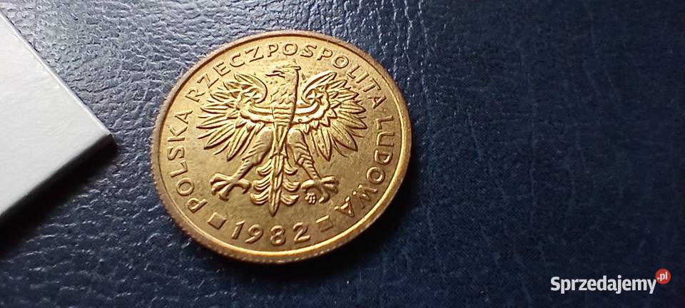 Stare monety 2 złote 1982 PRL Polska cudo Lesko