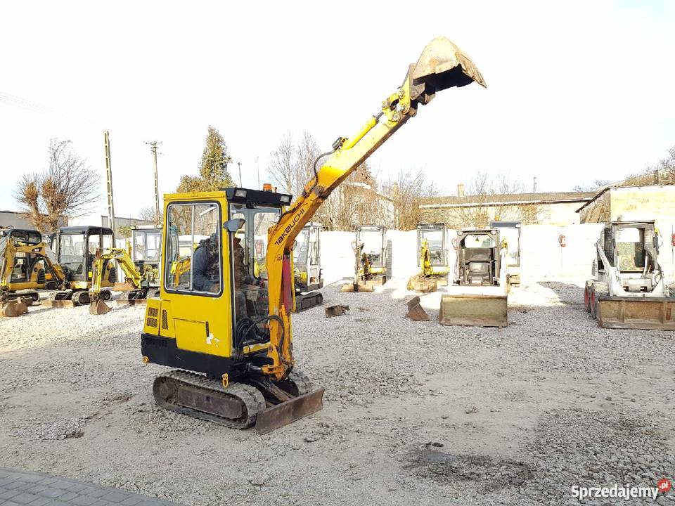 Minikoparka mini koparka TAKEUCHI TB15A BRUTTO Złoczew
