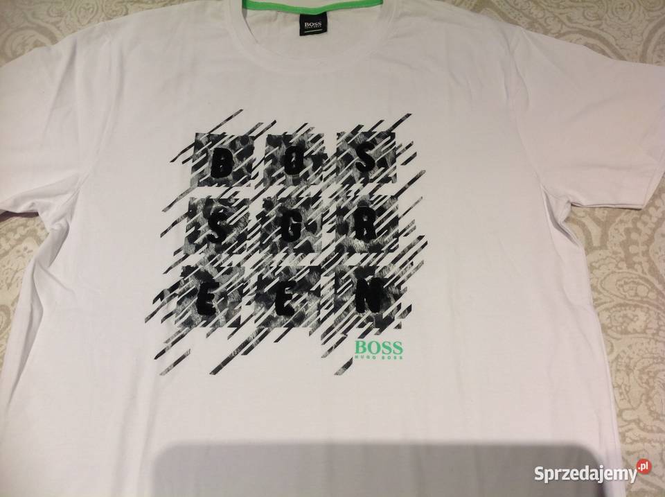 T shirt Koszulka Męska Biała ML NOWA Nowa Sól