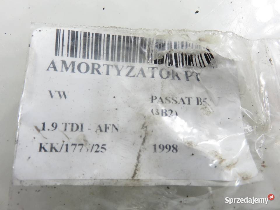 AMORTYZATORY TYŁ VW PASSAT B5 19 TDI sprzedam