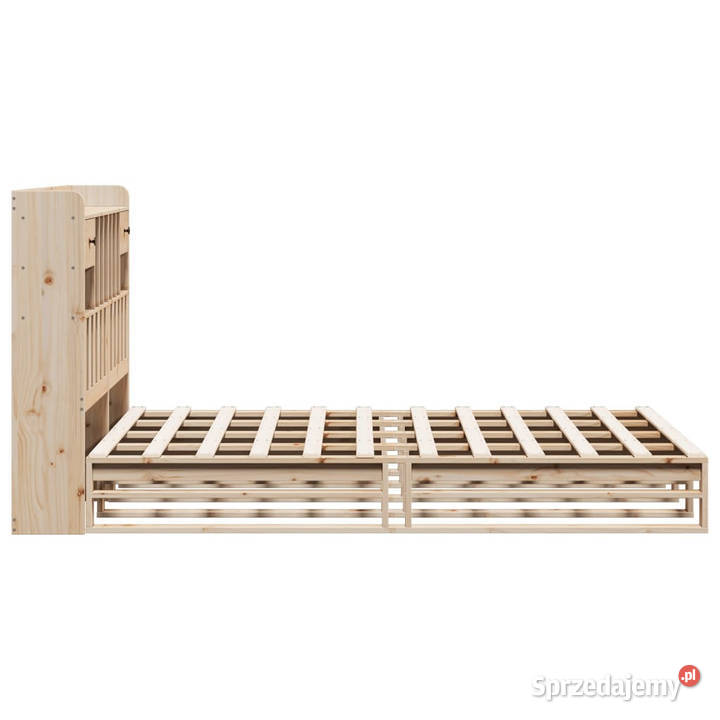 Łóżko z regałem bez materaca sosnowe 140x190 Warszawa sprzedam