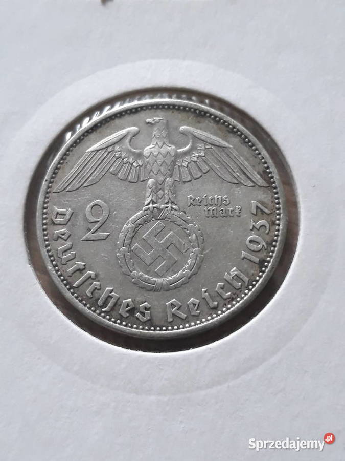 2 Marki Paul von Hindenburg 1937 rmen A 2J Numizmatyka Konin