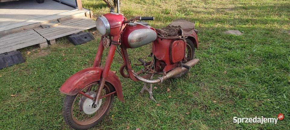 JAWA250 CZ175 bordowy