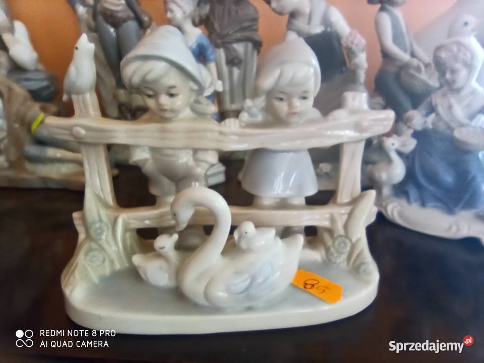 Figurka dziewczynki z krówką Gdańsk sprzedam