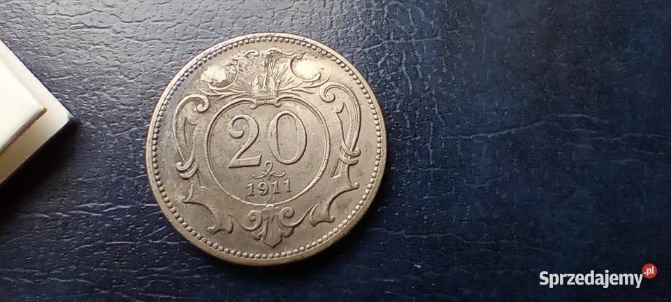 Stare monety 20 halerzy 1911 Austria Lesko sprzedam
