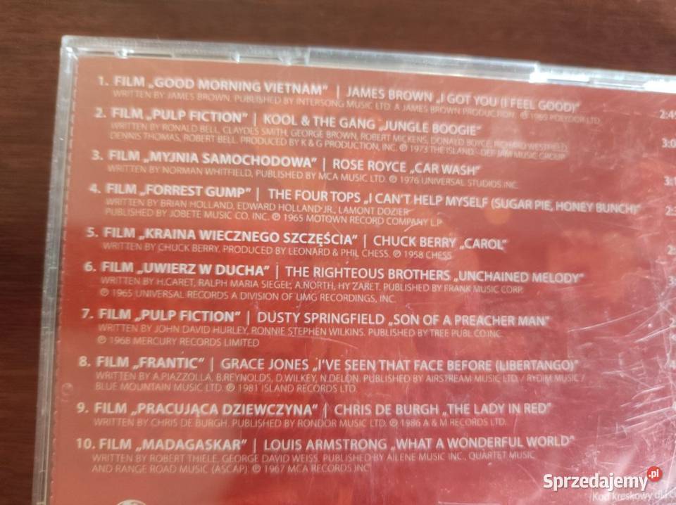 muzyczne hity wielkiego ekranu cd 2007 pulp Kielce