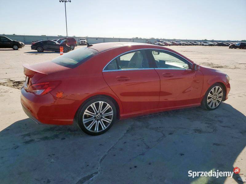 Mercedes Cla z USA 2018 20 uszkodzony mazowieckie Warszawa