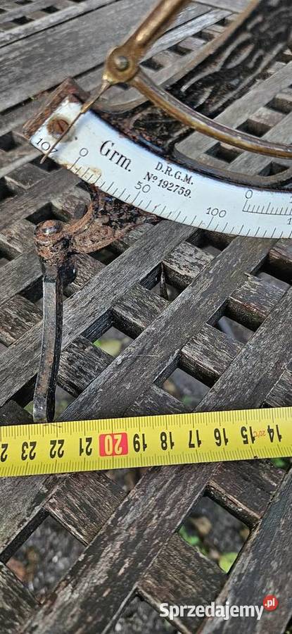 PrzedwojennaOzdoba domuSprawnaZabytkowa waga Gorzów Wielkopolski