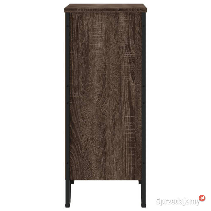 Regał brązowy dąb 80x31x745 materiał Warszawa