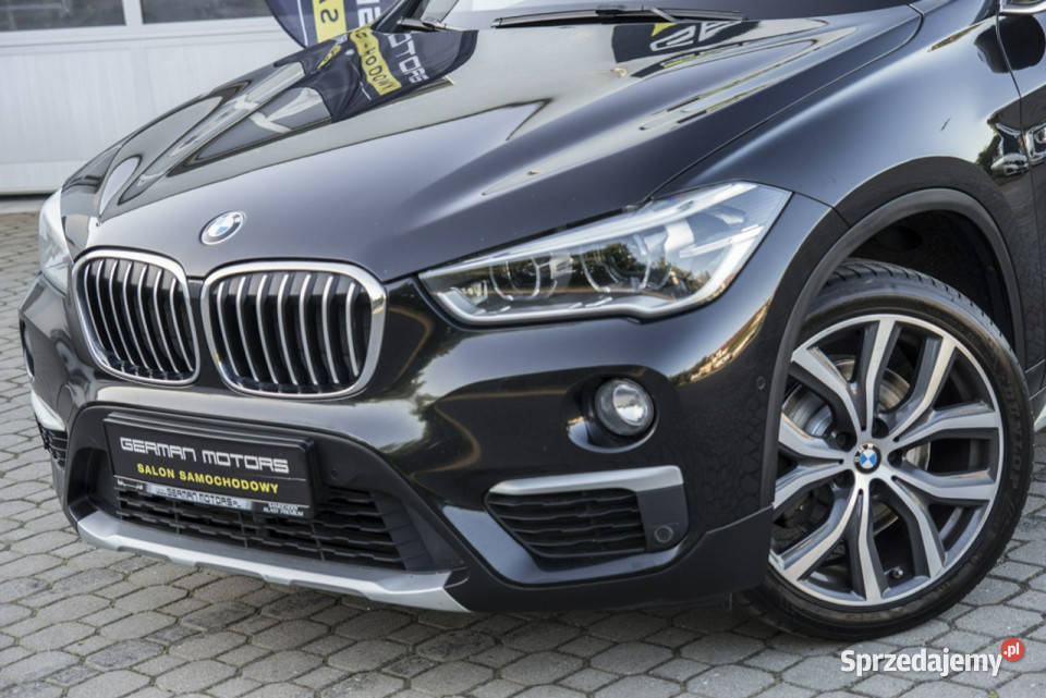 BMW X1 Ledy Panorama Kamera Head Up Bezwypadkow elektrochrom. lusterka boczne pomorskie Gdynia