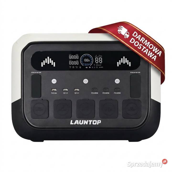 LAUNTOP PRO2400 Przenośna stacja zasilania 2400W Rzeszów