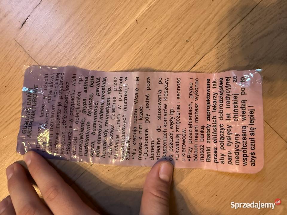 Gumowe bezogniowe bańki akupunkturowe JIan Shen Jeleśnia