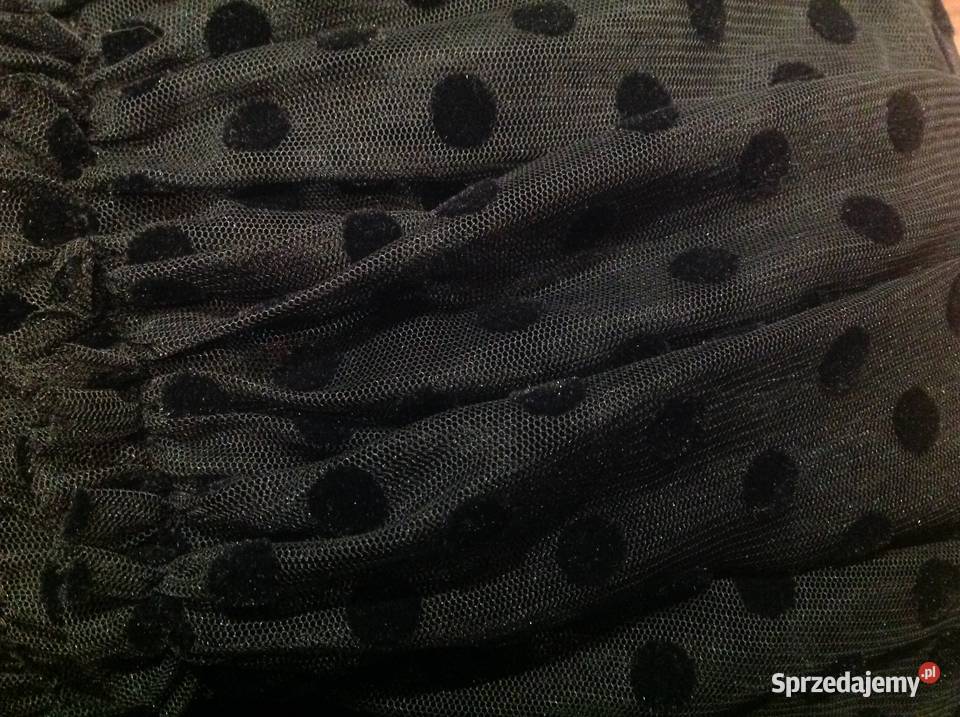 Sukienka Tiulowa Damska Czarna HM r XS grochy Spódnice i sukienki lubuskie Nowa Sól