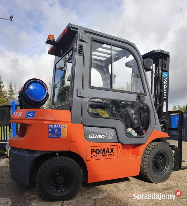 Wózek widłowy Toyota 7FGF25 LPG 25 T Triplex 47 Oborniki