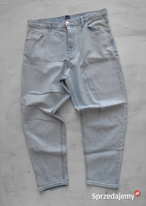 jasne jeansy z wysokim stanem mom jeans GAP Warszawa