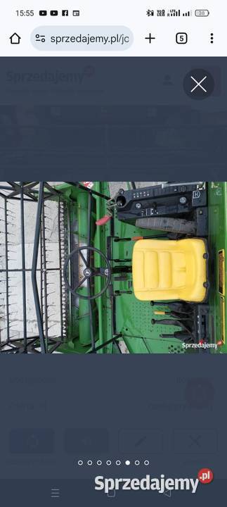 Kombajn zbożowy John Deere 1133 Nowy Jordanów