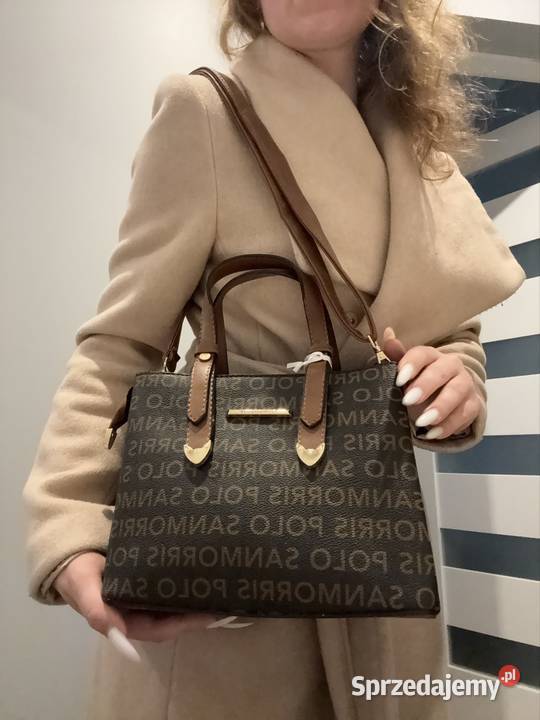 Torebka damska SANMORRIS brązowa elegancka nowa Tarnowskie Góry