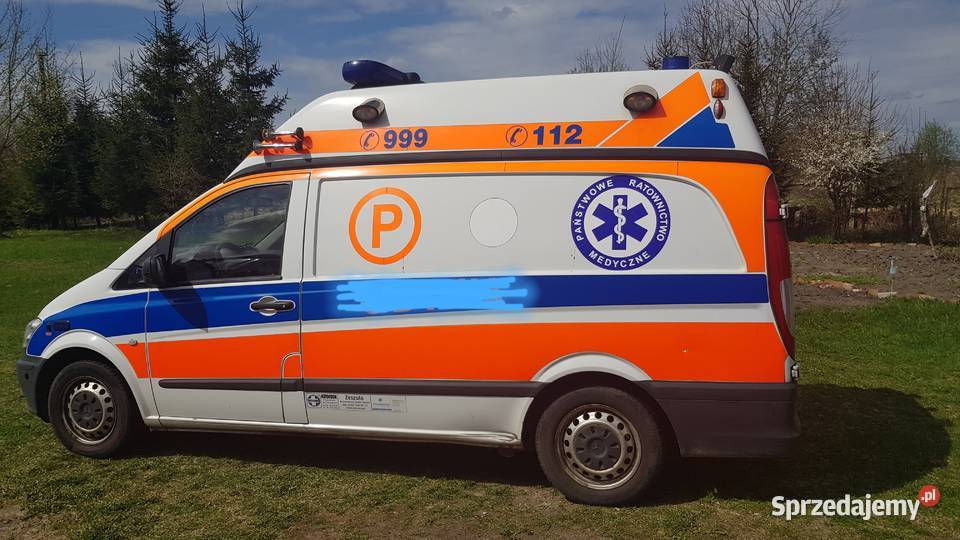 Ambulans karetka Mercedes Vito 116 CDI nosze 168 tyskm