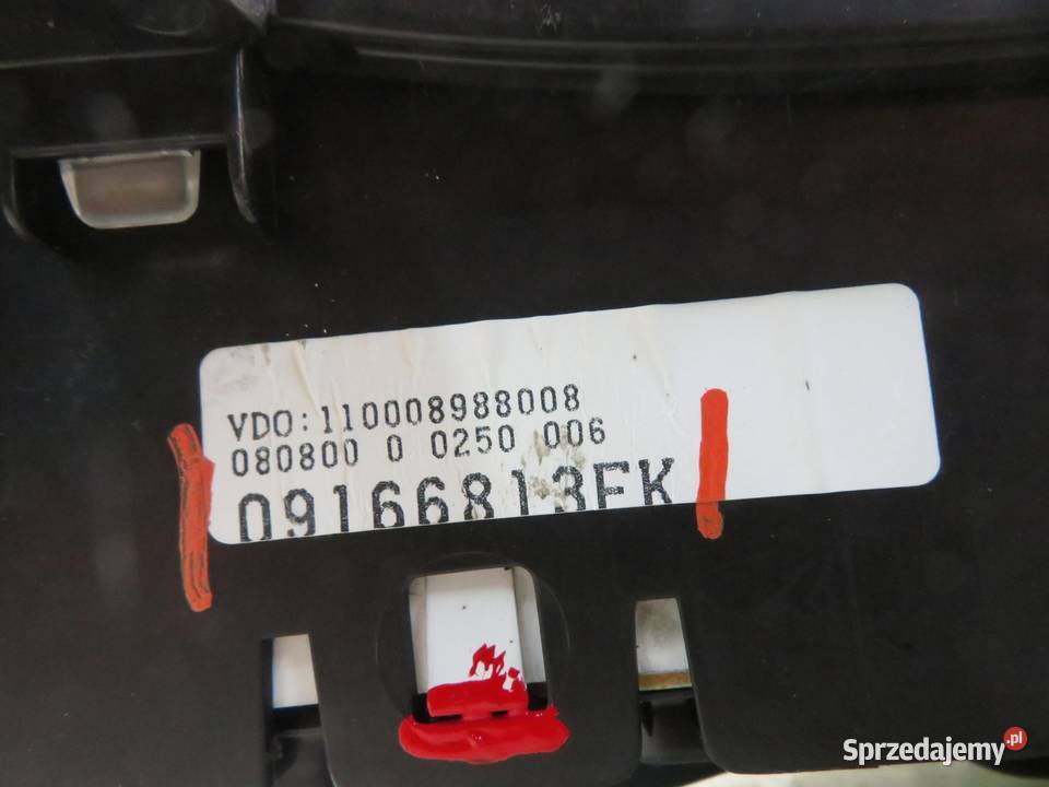 LICZNIK OPEL CORSA C 10 12V 09166813FK