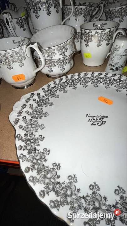 Patera Royal Albert Silver Anniversary 25 lecie pomorskie Gdańsk