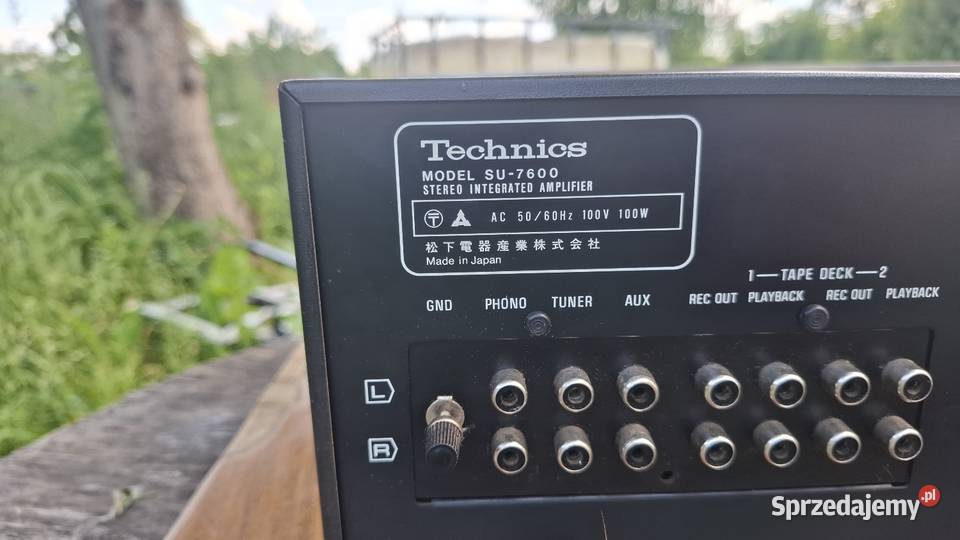 Technics SU7600 japoński wzmacniacz vintage Wzmacniacze i pokrewne Namysłów