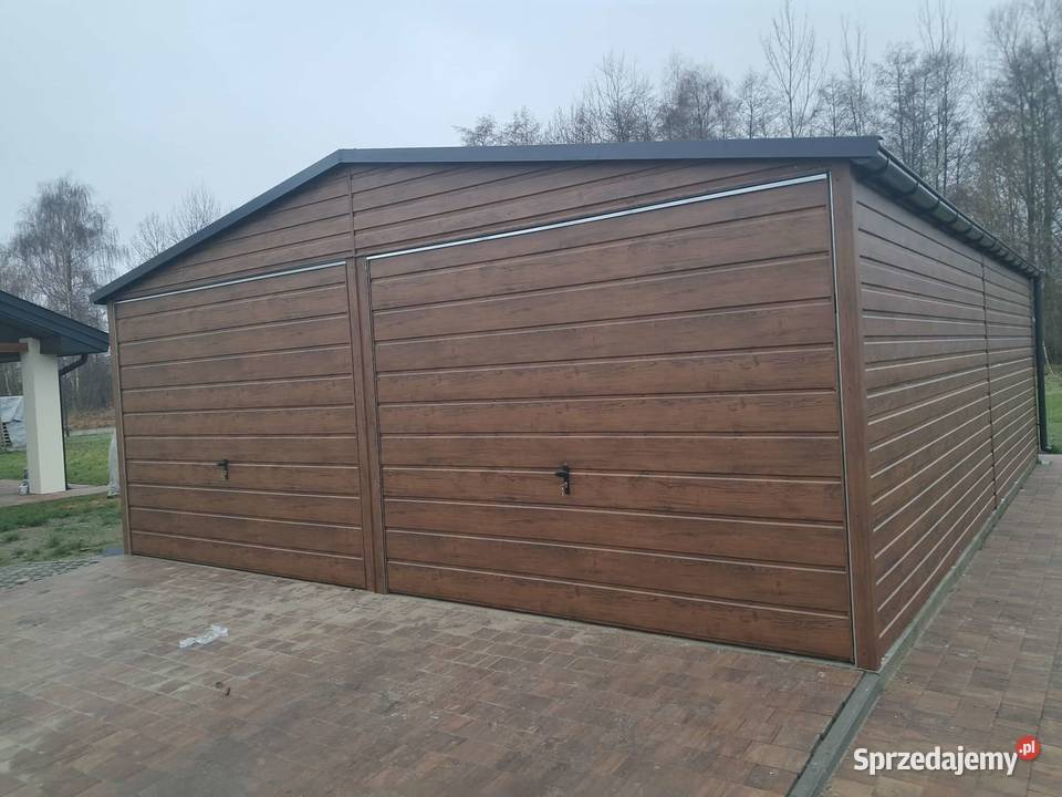 Garaż blaszany 8x6 PREMIUM WZMOCNIONY PROFILAMI Bydgoszcz