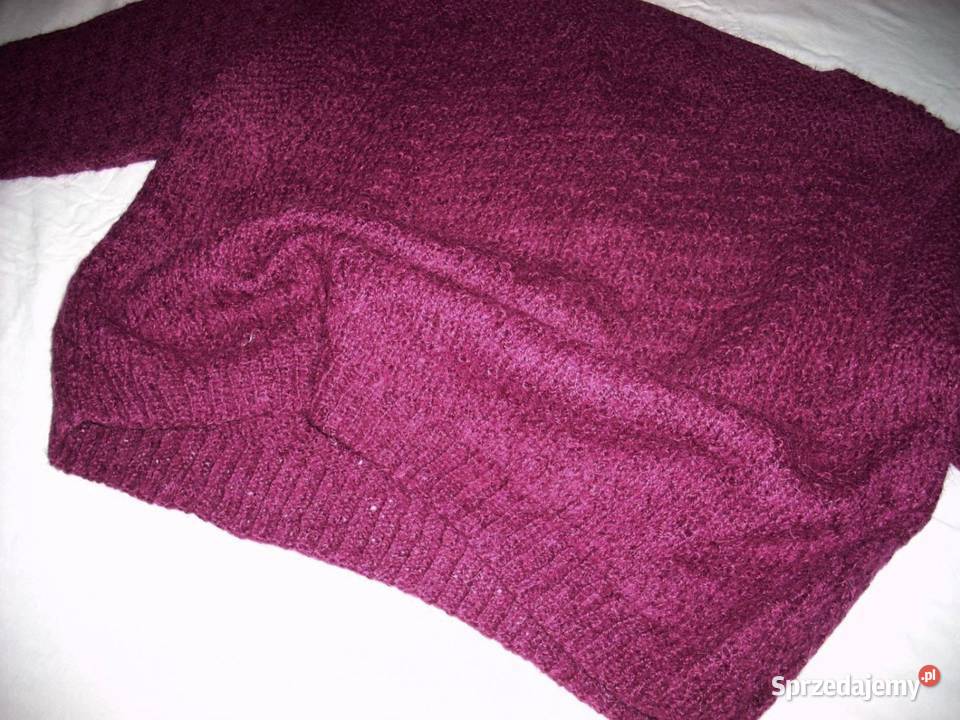 Sweter na Drutach z wełną 36 38 Rozmiar 36(S)