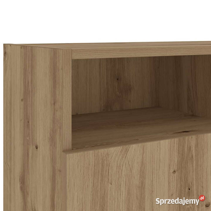 Szafka pod TV z oświetleniem LED dąb artisan RTV Warszawa