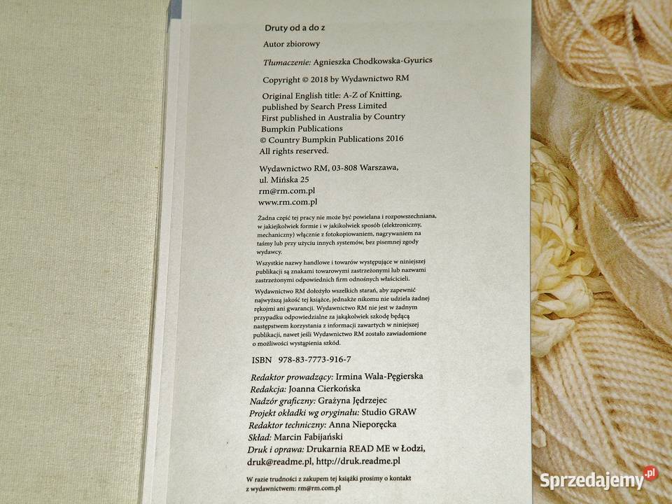 Druty A do Z Ilustr podręcznik początk i zaaw RM Bydgoszcz