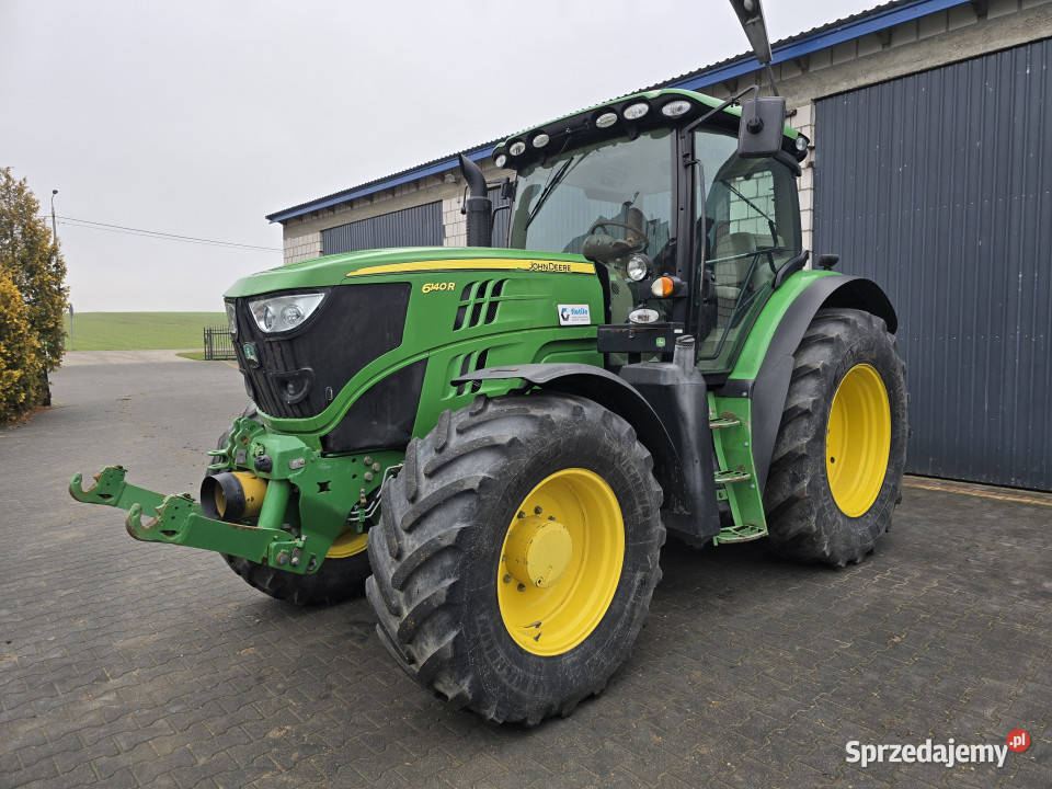Ciągnik JOHN DEERE 6140R 4x4 2013 r TUZ przedni Napęd 4x4