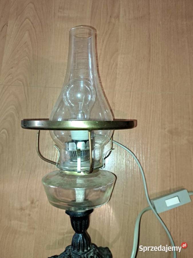 Retro lampa stołowa lata 60 te Lubań sprzedam