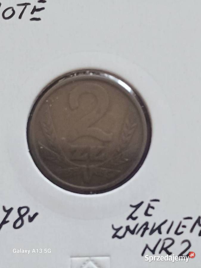 2 złote 1978 r 2 ze znakiem mennicy Konin