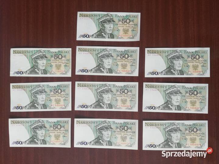 Banknoty z prlu Dąbie