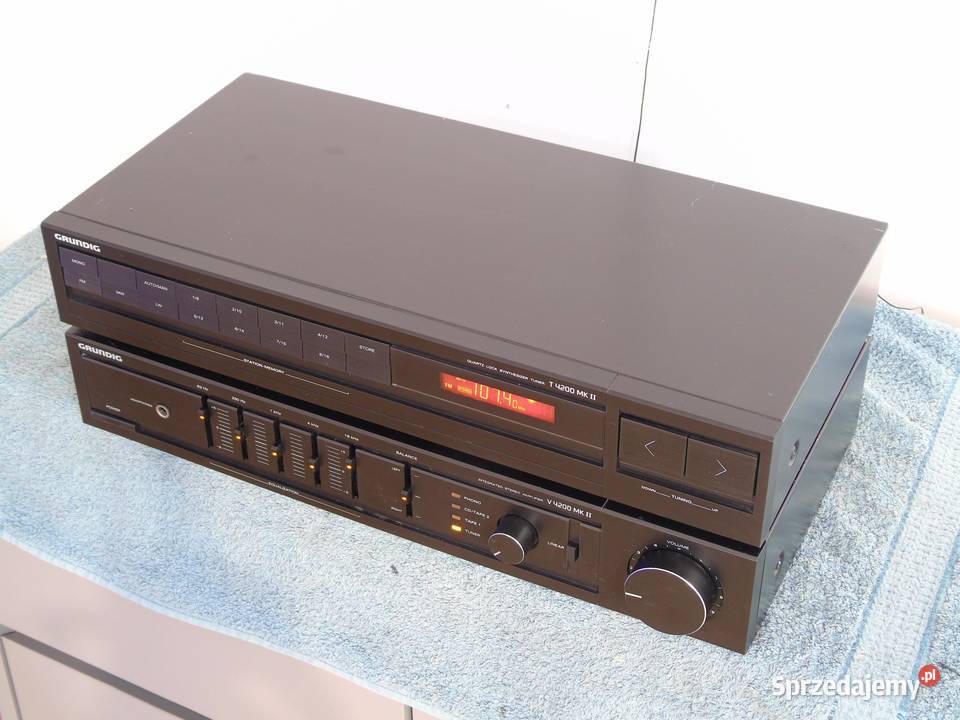 Wzmacniacz z korektorem i Tuner Grundig Vintage Jasło